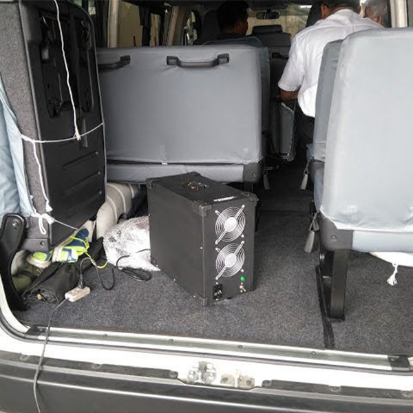 UV express vans now use Electromex ozonator sterilization machines