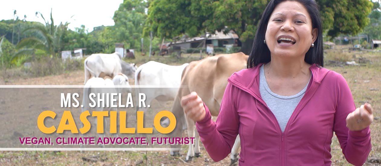 Shiela R. Castillo, a vegan climate advocate and futurist