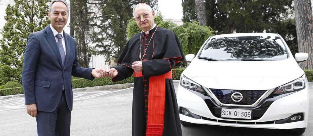 Nissan Leaf at the Vatican