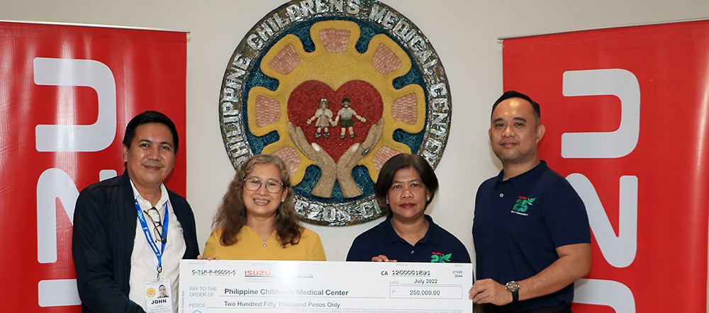 P1 million donation