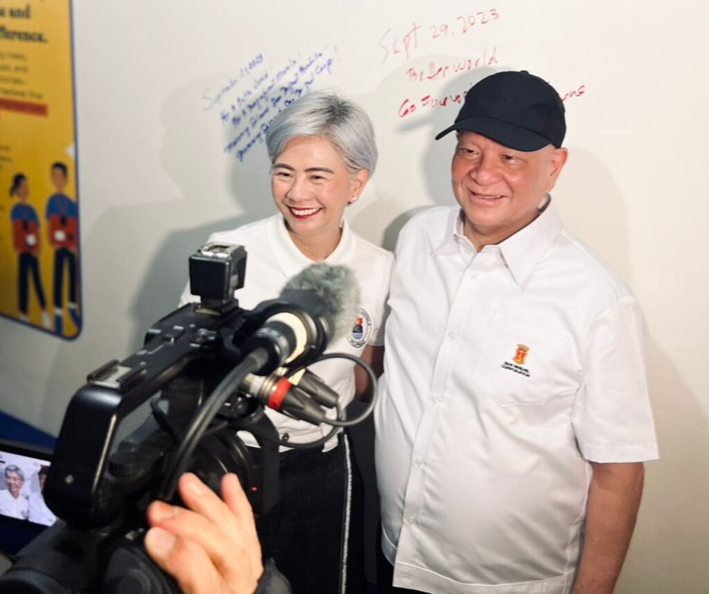 Mayor Lacuna-Pangan with Ang